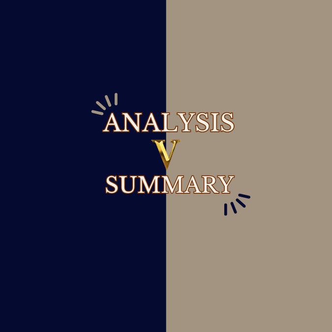 analysis v summary: what's the difference